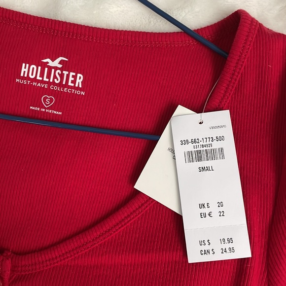 Hollister Red Shirt with buttons - Picture 2 of 2